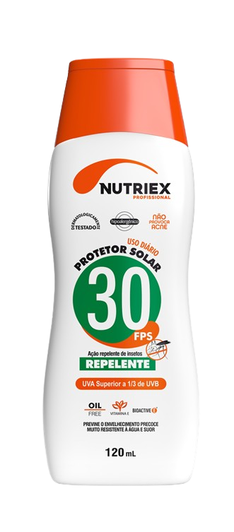 Protetor SOLAR CORPORAL PROFISSIONAL 30 FPS C/REPELENTE 120ML NUTRIEX